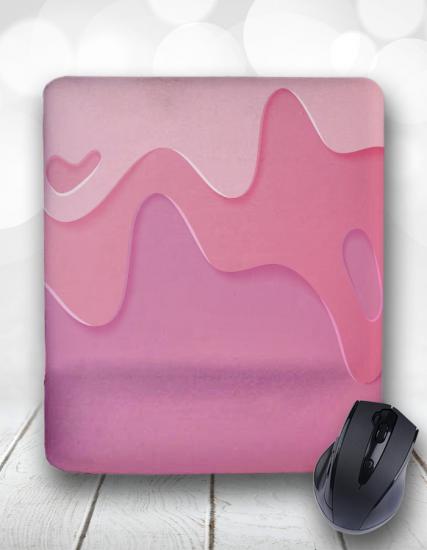 Pink Candy Girly Dikdörtgen Bilek Destekli Mouse Pad