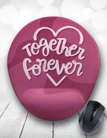 Together Forever Kalpli Love Bilek Destekli Mouse Pad