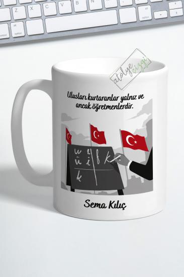 Öğretmenlere Özel Kişiye Özel Kupa Bardak