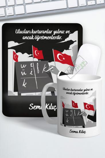 Öğretmenlere Özel Bilek Destekli Mouse Pad ve Kupa Bardak