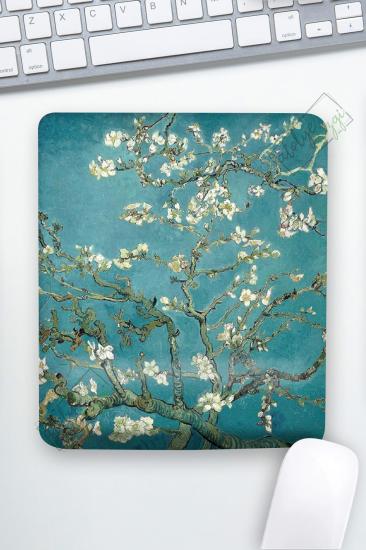 Van Gogh Badem Çiçeği Almond  Bilek Destekli Mouse Pad