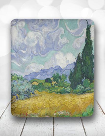 Van Gogh Wheat Field Bilek Destekli Mouse Pad