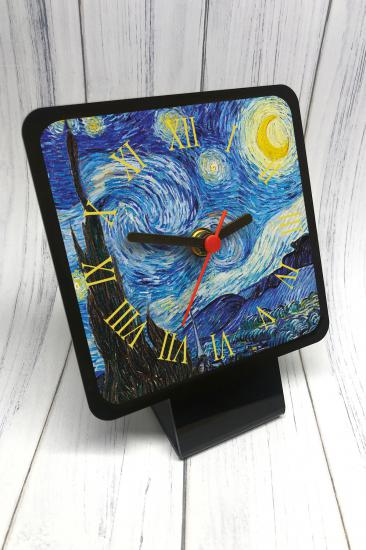 Van Gogh Yıldızlı Gece Masa Saati