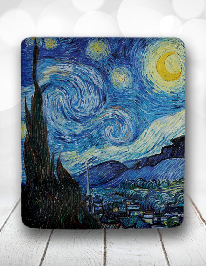 Van Gogh Yıldızlı Gece Bilek Destekli Mouse Pad